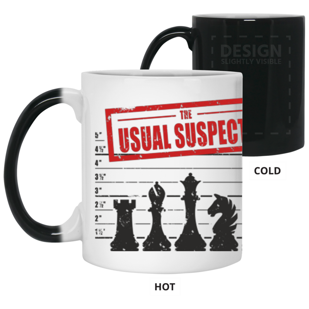 The Usual Suspects Chess Color Changing Mug - 11OZ