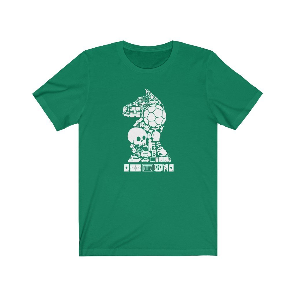 Chess +Life (white design)- Classic Tee - MateInFour