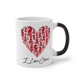 I ♥ Chess (Heart of Chess) Color Changing Mug - MateInFour