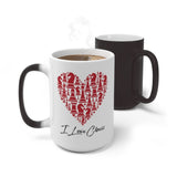 I ♥ Chess (Heart of Chess) Color Changing Mug - MateInFour