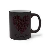 I ♥ Chess (Heart of Chess) Color Changing Mug - MateInFour